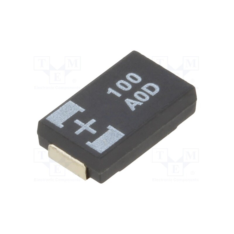 10 pcs x PANASONIC - 10TPC100MT - Capacitor: tantalum-polymer, 100uF, 10VDC, TPC, SMD, ±20%, 2000h