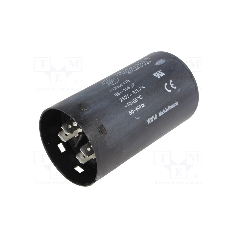 1 pcs x DUCATI ENERGIA - 412802410 - Capacitor: electrolytic, 97uF, Ø45.5x84mm, ±10%, -20÷55°C, 250VAC