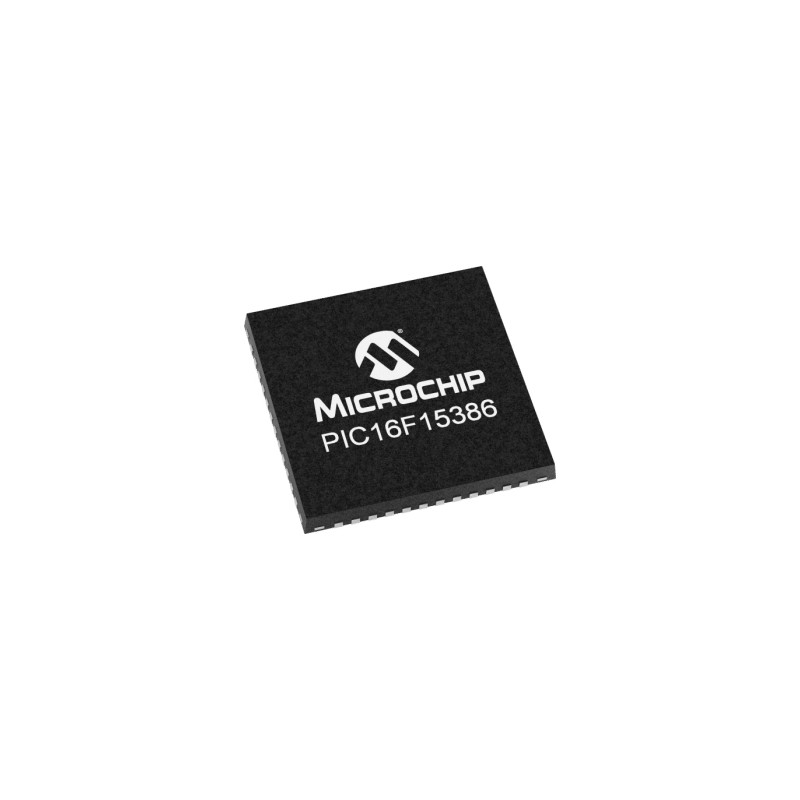 5 pcs - Microchip PIC16F15386-I/MV, 8bit PIC Microcontroller, PIC16F, 32MHz, 28 kB Flash, 48-Pin UQFN