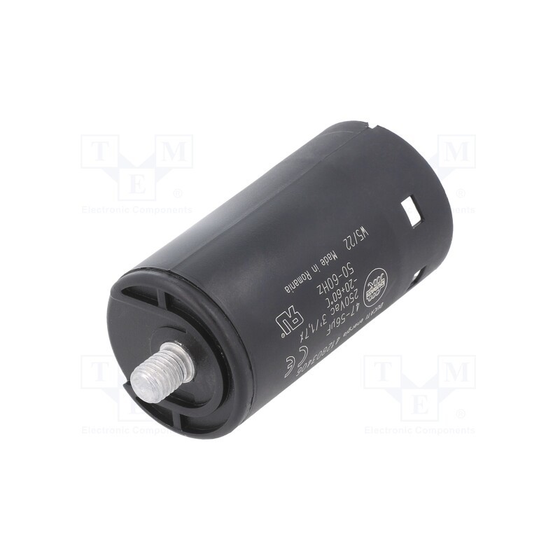 1 pcs x DUCATI ENERGIA - 412803406 - Capacitor: electrolytic, 50uF, Ø36.5x68.5mm, ±10%, M8 screw