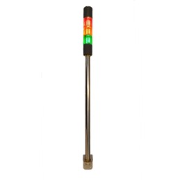 1 pcs - RS PRO Red/Green/Amber Buzzer Signal Tower, 3 Lights, 24 V ac/dc, Screw Mount