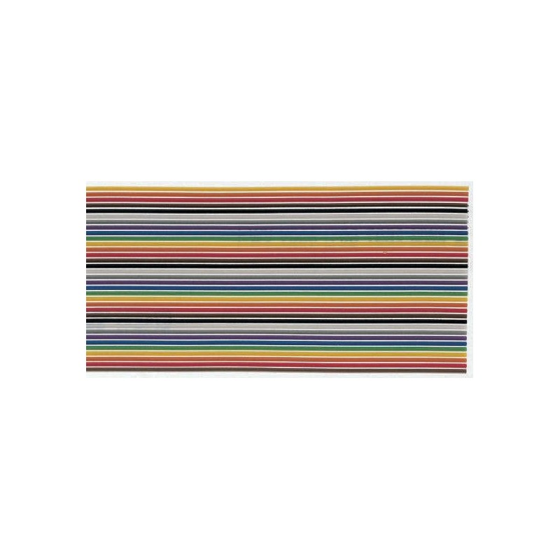 1 Reel of 30 M - 3M 3302 Series Flat Ribbon Cable, 64-Way, 1.27mm Pitch, 30m Length