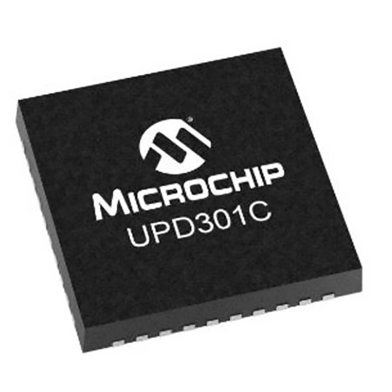 5 pcs - Microchip UPD301C/KYX, 32bit Microcontroller, UPD350, 25MHz, 64 kB Flash, 40-Pin VQFN