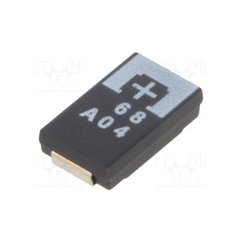 10 pcs x PANASONIC - 10TPE68MW - Capacitor: tantalum-polymer, 68uF, 10VDC, TPE, SMD, ±20%, -55÷105°C