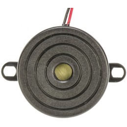 1 pcs - RS PRO 92dB Panel Mount Continuous Internal Piezo Buzzer, 32 (Dia.) x 13.5mm, 8V dc Min, 18V dc Max