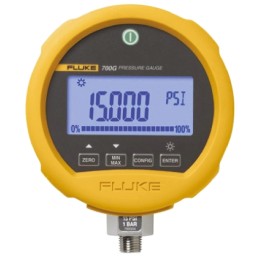 1 pcs - Fluke G 1/4 Digital Pressure Gauge 20mbar Bottom Entry, FLUKE-700G01, RS232, -20mbar min.
