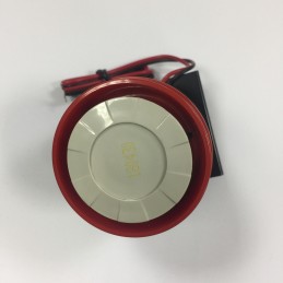 1 pcs - RS PRO 105dB Screw Mount Siren Piezo Buzzer, 54.5 (Dia.) x H56.0mm, 6V dc Min, 16V dc Max