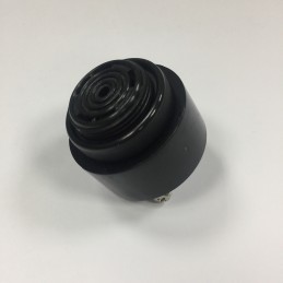 1 pcs - RS PRO 83dB Screw Mount Fast Pulse Piezo Buzzer, 42.5 (Dia.) x H33.0mm, 30V ac/dc Min, 120V ac/dc Max