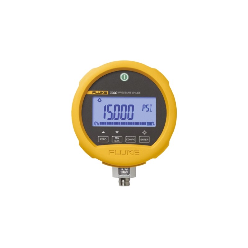 1 pcs - Fluke G 1/4 Digital Pressure Gauge 34bar Bottom Entry, FLUKE-700RG07, RS232, -0.83bar min.