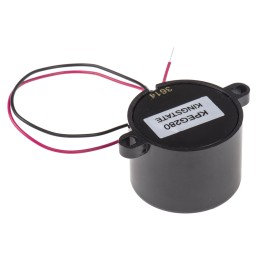 1 pcs - RS PRO 88dB Panel Mount High & Low Internal Buzzer, 32 (Dia.) x 23mm, 3V dc Min, 18V dc Max