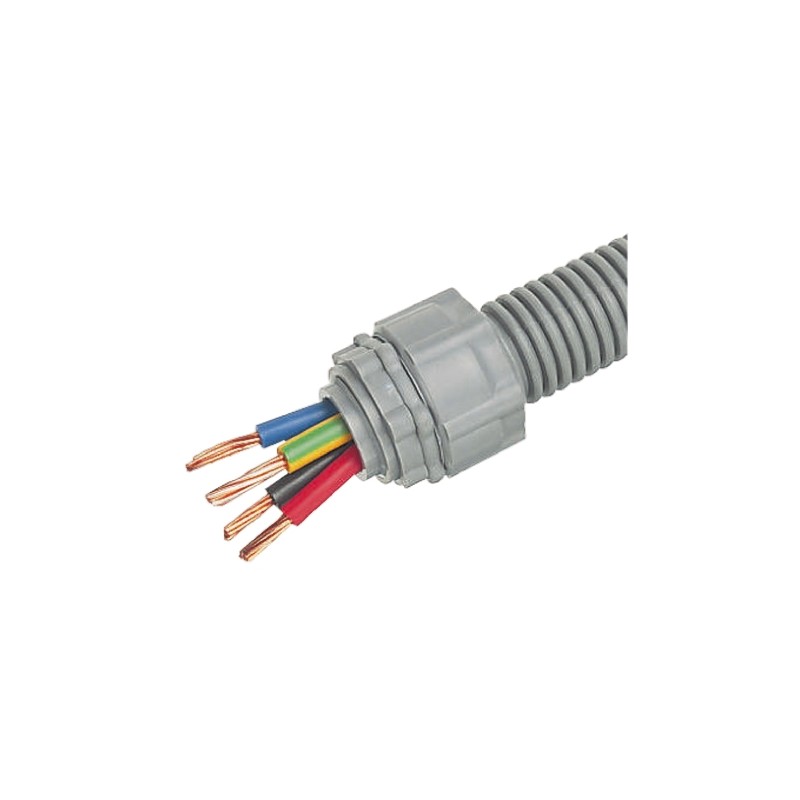 1 Reel of 5 M - RS PRO Flexible Conduit, 25mm Nominal Diameter, Plastic, Grey