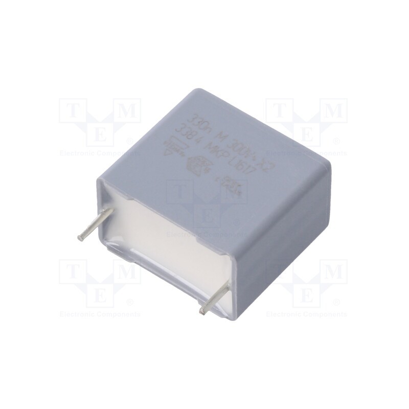 1 pcs x VISHAY - BFC233844334 - Capacitor: polypropylene, 330nF, THT, ±20%, 15mm, 800VDC, 300VAC