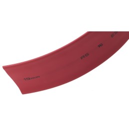 1 Reel of 5 M - RS PRO Heat Shrink Tubing, Red 19mm Sleeve Dia. x 5m Length 2:1 Ratio