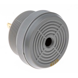 1 pcs - RS PRO 97dB Panel Mount Continuous, Fast Pulse Internal Piezo Buzzer, 31.5 x 19.5mm, 6V dc Min, 28V dc Max