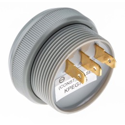 1 pcs - RS PRO 97dB Panel Mount Continuous, Fast Pulse Internal Piezo Buzzer, 31.5 x 19.5mm, 6V dc Min, 28V dc Max