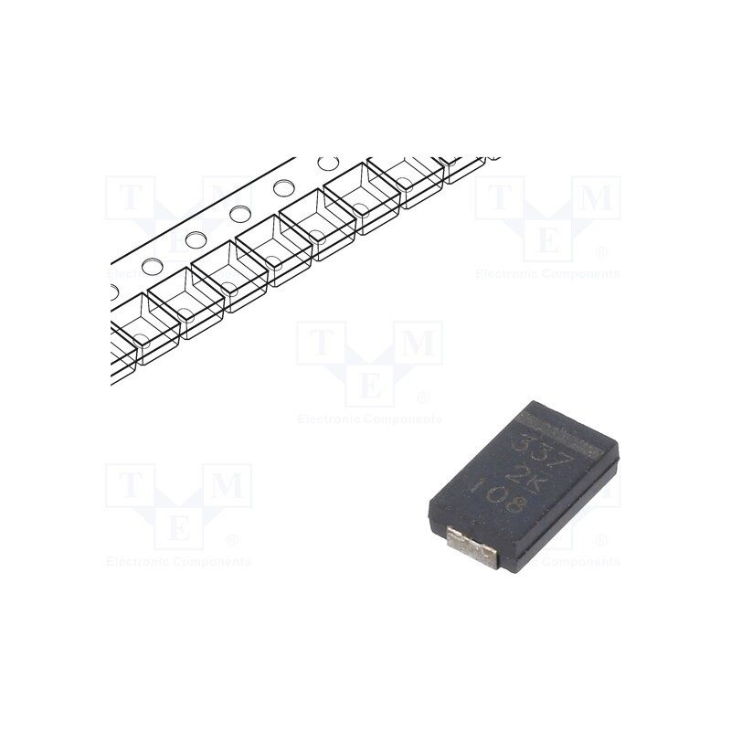 1 pcs x KEMET - A700V337M002ATE4R5 - Capacitor: polymer, low ESR, 330uF, 2VDC, V, 2917, ESR: 4.5mΩ, SMD