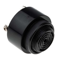 1 pcs - RS PRO 92dB Panel Mount Continuous, Fast Pulse Internal Buzzer, 42.5 (Dia.) x 42.5mm, 6V dc Min, 28V dc Max