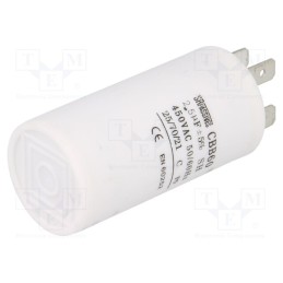 1 pcs x SR PASSIVES - CBB60A-2.5/450 - Capacitor: motors, run, 2.5uF, 450V, Ø30x60mm, -25÷70°C, ±5%, 3000h