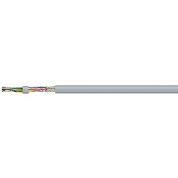 1 Reel of 50 M - CAE Groupe Twisted Pair Data Cable, 0.5 mm², 2x2 Cores, 20 AWG, Grey Sheath