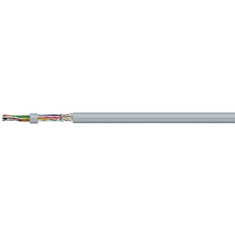1 Reel of 50 M - CAE Groupe Twisted Pair Data Cable, 0.5 mm², 2x2 Cores, 20 AWG, Grey Sheath
