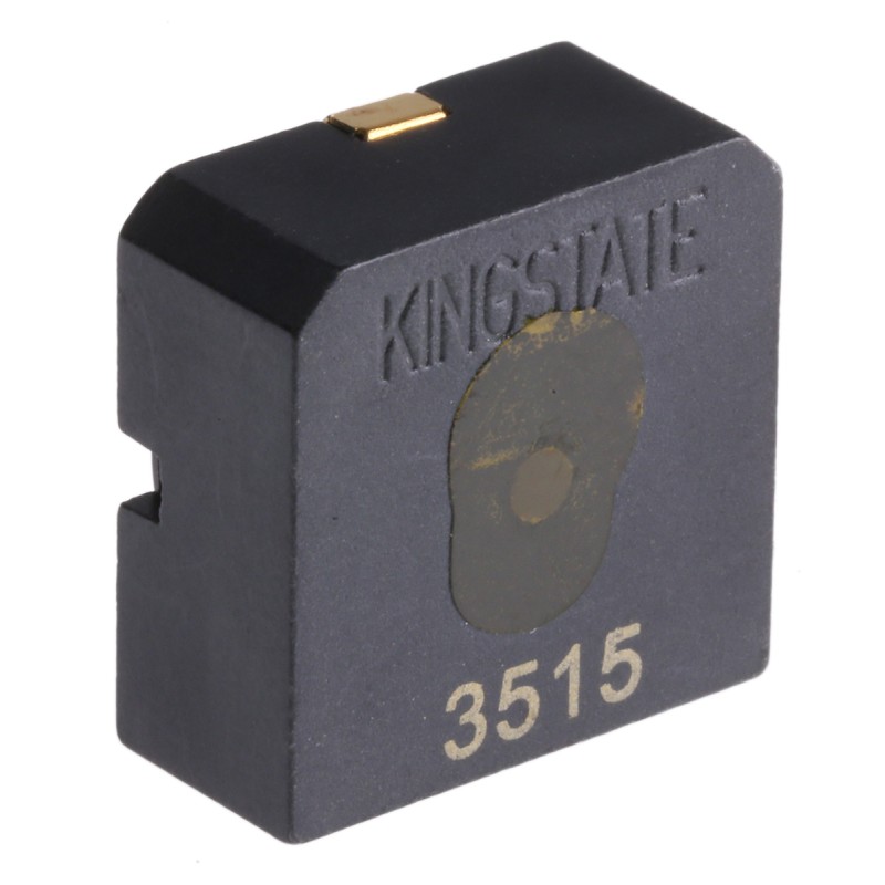 1 pcs - RS PRO 88dB SMD Continuous External Piezo Buzzer, 16.9 x 16.9 x 7.8mm, 20V ac Max