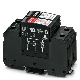 1 pcs - Phoenix Contact, VAL-MS 230/1+1 Surge Suppressor Unit 275 V ac Maximum Voltage Rating 40kA Maximum Surge Current Surge
