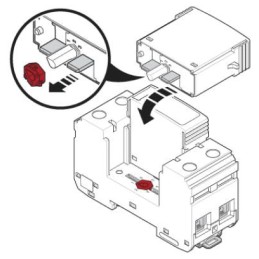 1 pcs - Phoenix Contact, VAL-MS 230/1+1 Surge Suppressor Unit 275 V ac Maximum Voltage Rating 40kA Maximum Surge Current Surge