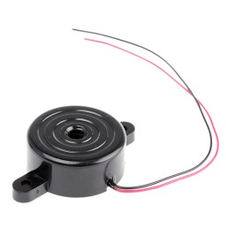 1 pcs - RS PRO 96dB Panel Mount Continuous Internal Piezo Buzzer, 33.7 (Dia.) x 14.5mm, 3V dc Min, 18V dc Max