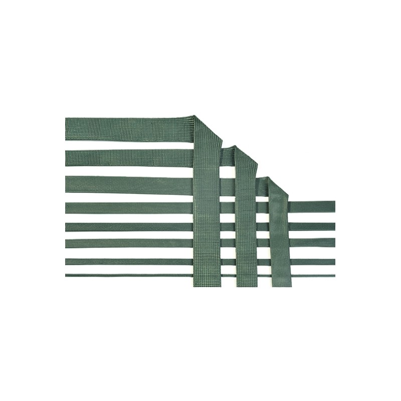 1 Reel of 50 M - HellermannTyton Expandable Braided Meta-Aramid NOMEX Green Cable Sleeve, 10mm Diameter, 50m Length