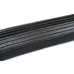 1 Reel of 50 M - HellermannTyton Expandable Braided Polyamide Black Cable Sleeve, 5.4mm Diameter, 50m Length