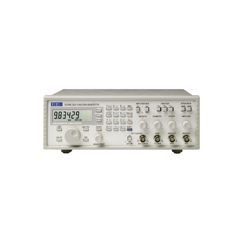 1 pcs - Aim-TTi TG1006 Function Generator & Counter, 10MHz Max, FM Modulation, Variable Sweep