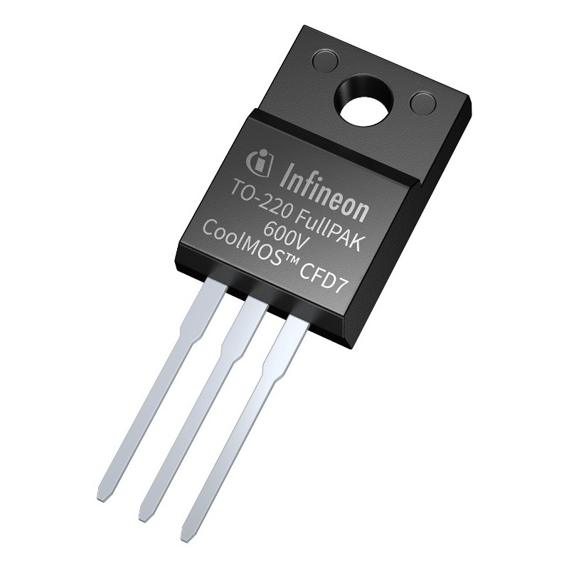 5 pcs - N-Channel MOSFET, 8 A, 600 V, 3-Pin TO-220 FP Infineon IPA60R170CFD7XKSA1