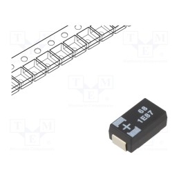 1 pcs x PANASONIC - 25TQC68MYF - Capacitor: tantalum-polymer, 68uF, 25VDC, TQC, SMD, ±20%, -55÷105°C