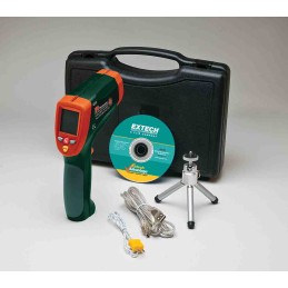 1 pcs - Extech 42570 Infrared Thermometer, -50°C Min, 1 °C Accuracy, °C and °F Measurements