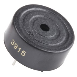 1 pcs - RS PRO 75dB Through Hole Continuous Internal Buzzer, 23.3 (Dia.) x 10.2mm, 3V dc Min, 20V dc Max
