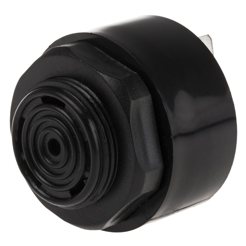 1 pcs - RS PRO 87dB Panel Mount Continuous Internal Buzzer, 42.5 (Dia.) x 42.5mm, 4V dc Min, 28V dc Max