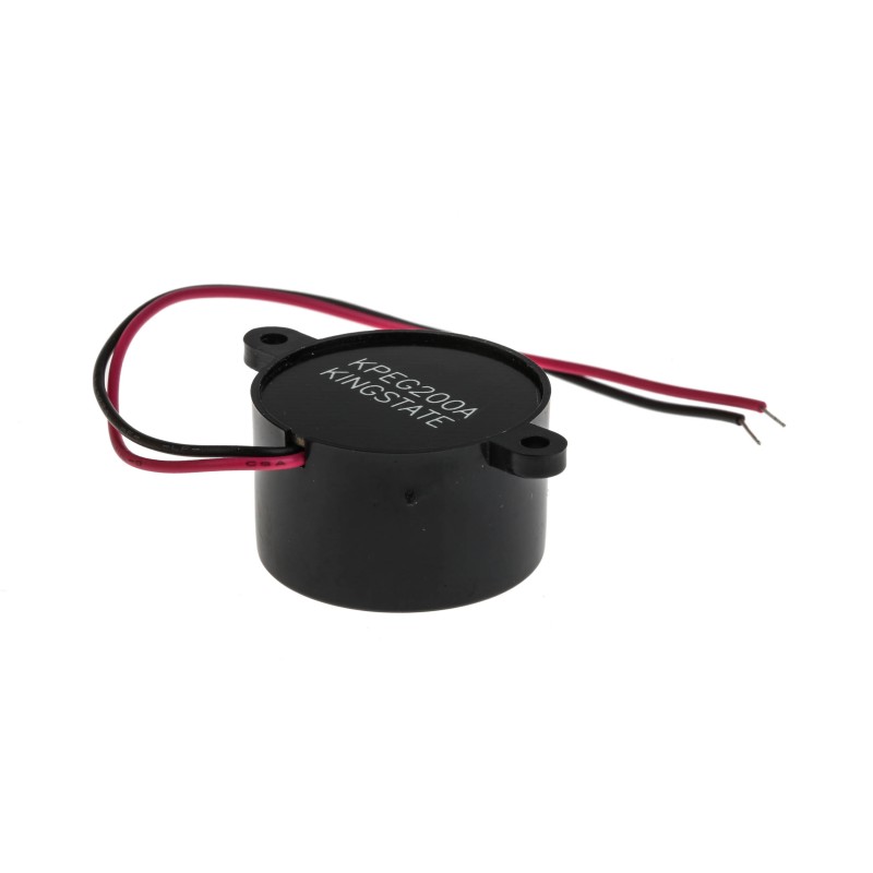 1 pcs - RS PRO 73dB Panel Mount Continuous Internal Piezo Buzzer, 23.8 (Dia.) x 14.5mm, 3V dc Min, 20V dc Max