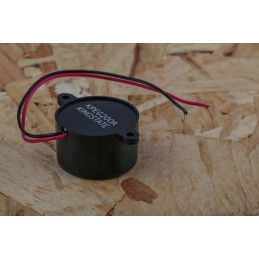 1 pcs - RS PRO 73dB Panel Mount Continuous Internal Piezo Buzzer, 23.8 (Dia.) x 14.5mm, 3V dc Min, 20V dc Max