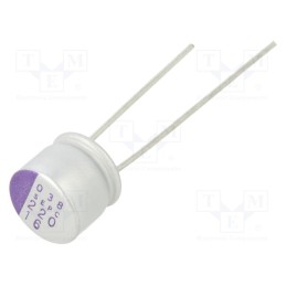 2 pcs x PANASONIC - 16SEPC220MD - Capacitor: polymer, 220uF, 16VDC, SEPC, THT, ±20%, -55÷105°C, Ø8x7mm