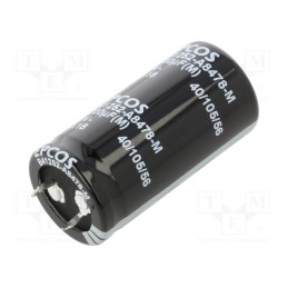 1 pcs x EPCOS - B41252A8478M000 - Capacitor: electrolytic, SNAP-IN, 4700uF, 63VDC, Ø25.4x50mm, ±20%