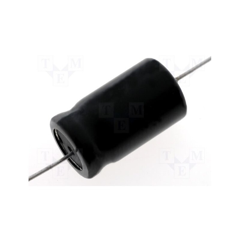1 pcs x SR PASSIVES - CEB-10/100A - Capacitor: electrolytic, bipolar, THT, 10uF, 100VDC, Ø10x30mm, ±20%