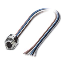 1 pcs - Phoenix Contact Female 6 way M8 to Sensor Actuator Cable, 500mm