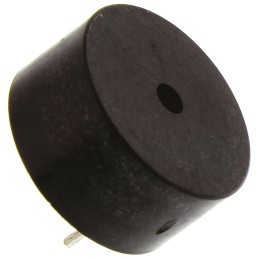 1 pcs - RS PRO 80dB Through Hole Continuous External Piezo Buzzer, 13.8 (Dia.) x 6.8mm, 1V ac Min, 20V ac Max