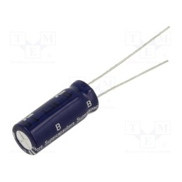 1 pcs x EATON ELECTRONICS - B0820-2R5225-R - Supercapacitor, THT, 2.2F, 2.5VDC, -20÷80%, Body dim: Ø8x20mm, 9uA