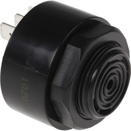 1 pcs - RS PRO 88dB Panel Mount Continuous, Fast Pulse Internal Piezo Buzzer, 42.5 x 33mm, 6V dc Min, 28V dc Max
