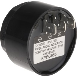 1 pcs - RS PRO 88dB Panel Mount Continuous, Fast Pulse Internal Piezo Buzzer, 42.5 x 33mm, 6V dc Min, 28V dc Max