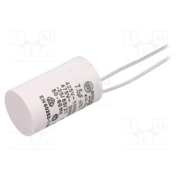 1 pcs x DUCATI ENERGIA - 416108906 - Capacitor: motors, run, 7.5uF, 425VAC, Ø32x55mm, -25÷85°C, ±5%