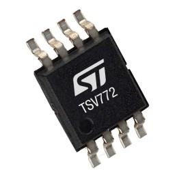2 pcs - TSV772IYST STMicroelectronics, Dual Operational, Op Amp, RRIO, 20MHz, 2.0 - 5.5 V, 8-Pin SOP