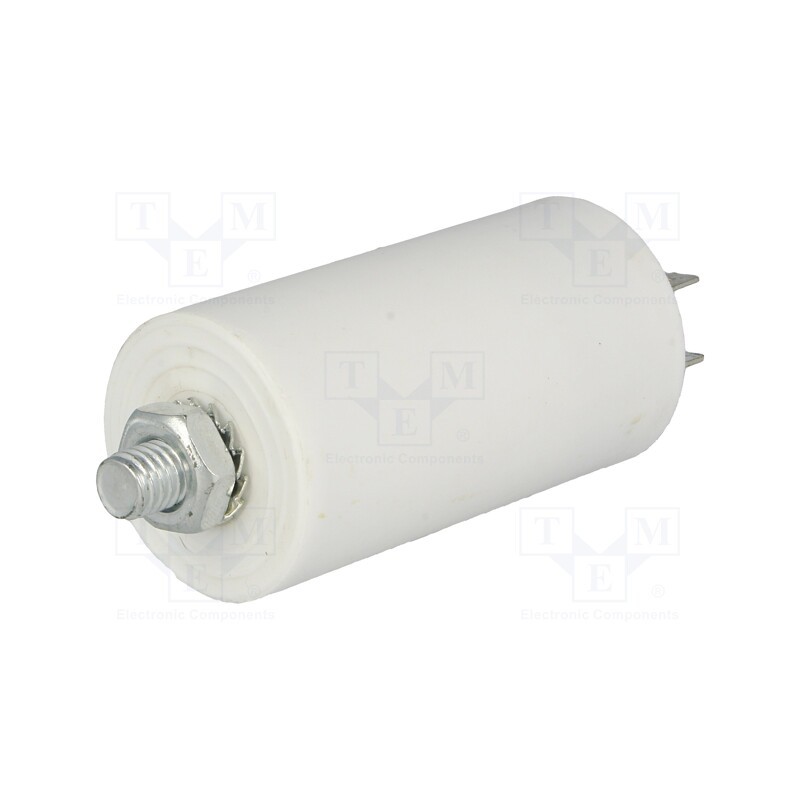 1 pcs x SR PASSIVES - CBB60E-8/450 - Capacitor: motors, run, 8uF, 450V, Ø35x65mm, -25÷70°C, ±5%, 3000h