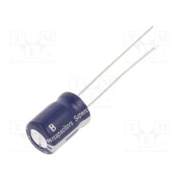 1 pcs x EATON ELECTRONICS - B0810-2R5105-R - Supercapacitor, THT, 1F, 2.5VDC, -20÷80%, Ø10x31.5mm, 500mΩ, 4uA